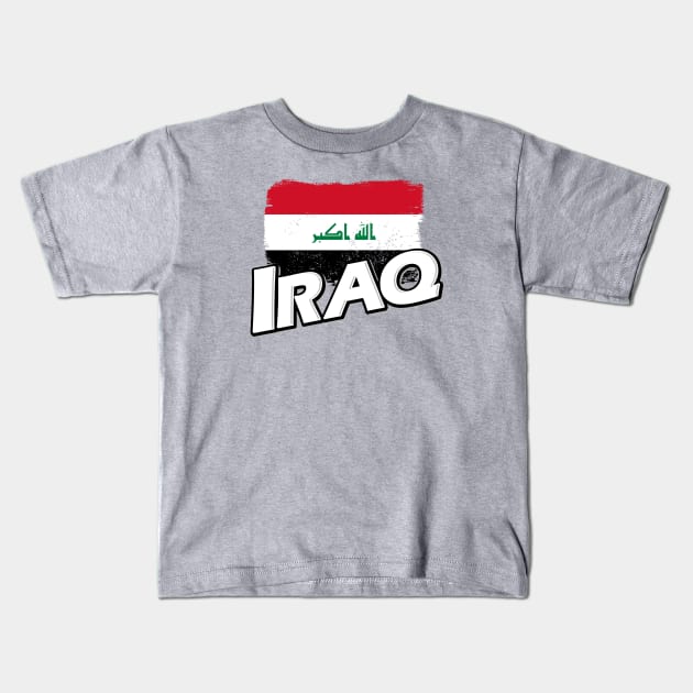 Iraq flag Kids T-Shirt by PVVD